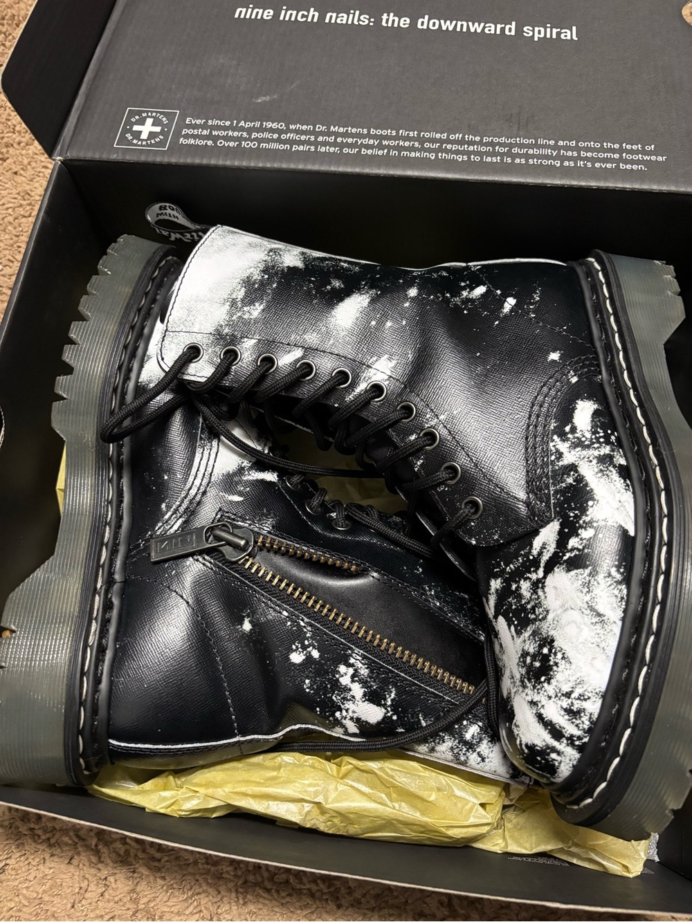 Dr. Martens Nine Inch Nails Boots Excellent Condition UK 5